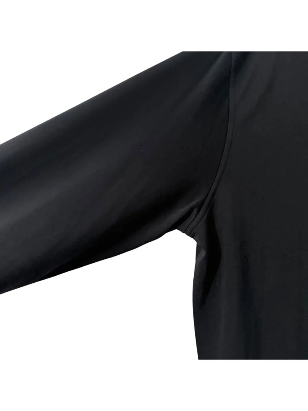 Peter Millar Black Quarter Zip Long Sleeve Pullover Sweater Mens Size XLarge